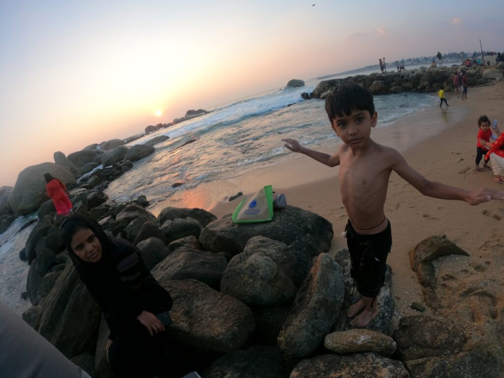 azhar in beach